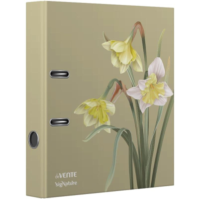 Папка файл A4&nbsp;&nbsp;75мм deVENTE 'sigNATURE' Оливковая разобранная