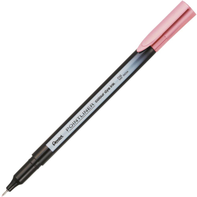 Ручка капиллярная Pentel 'Pointliner' 0.4мм розовая светлая