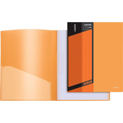 Папка A4 100 карманов deVENTE 'Juicy' оранжевая