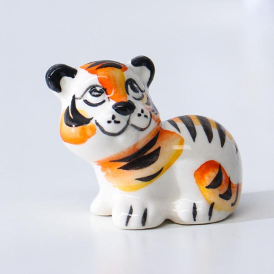 Тигренок 5см гжель