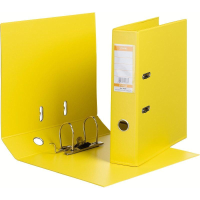 Папка файл A4&nbsp;&nbsp;70мм Attache Selection 'StrongLine' PVC разобранная желтая
