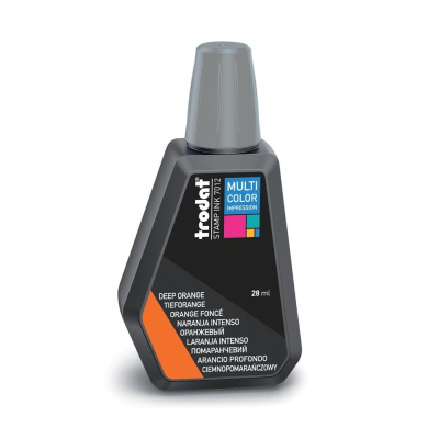 Краска штемпельная Trodat 7012 'Multi color' на водной основе&nbsp;&nbsp;28мл оранжевая