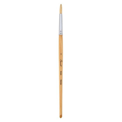 Кисть щетина круглая Сонет № 3 (5мм) лакированная ручка 15см