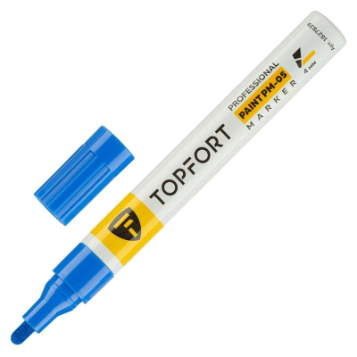 Пейнтмаркер&nbsp;&nbsp;4.0ммTopfort 'Professional' алюминиевый корпус синий