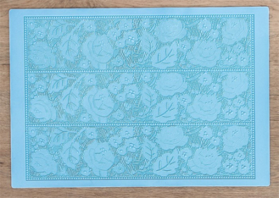 Коврик для айсинга&nbsp;&nbsp;39х29.5см Розы и листья