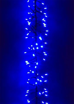 Электрогирлянда&nbsp;&nbsp;2.4м Волшебная гроздь 288 фиолетовых LED огней с коннектером без контроллера