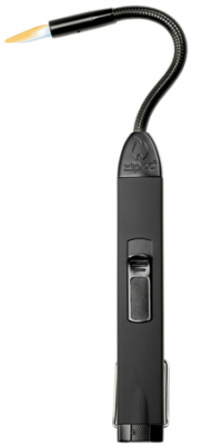 Зажигалка газовая Zippo Flex Neck с гибким носиком сталь черная