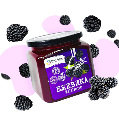 Пюре замороженное Proff Puree 'Ежевика'&nbsp;&nbsp;500г