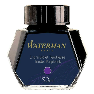 Чернила для перьевой ручки Waterman 50мл водоустойчивые фиолетовые
