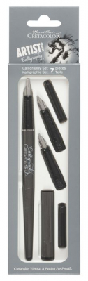 Набор для каллиграфии Cretacolor Artist Studio Line ручка перьевая +3пера +сменные картриджи 2шт