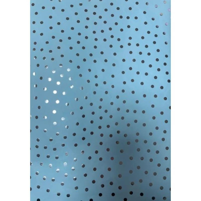 Бумага упаковочная  70х100см голубая 