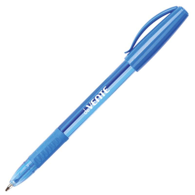 Ручка шариковая deVENTE 0.7мм 'Alira' с резиновой манжетой синяя
