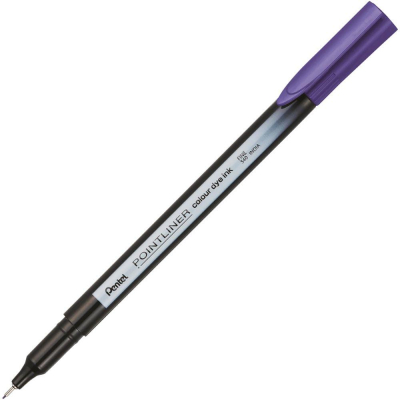 Ручка капиллярная Pentel 'Pointliner' 0.4мм фиолетовая
