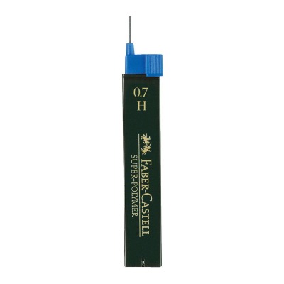 Грифель 0.7мм H Faber-Castell Super Polymer 12шт