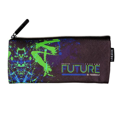 Пенал-косметичка deVENTE 21х 9х1см искусственная кожа на молнии Label 'Future'