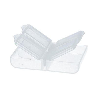 Контейнер для мелких принадлежностей Gamma  6.5х4.5х1.5см 4 отдела пластиковый прозрачный