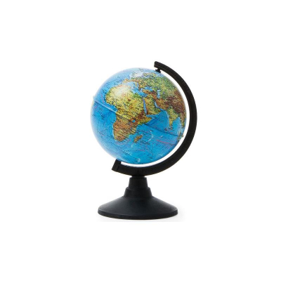 Глобус Земли настольный Globen  12см физическая карта Классик