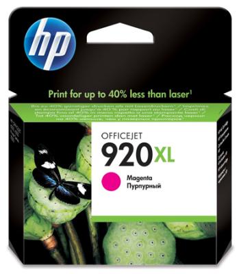Картридж струйный HP №920XL OfficeJet 6000/6500/7000/7500 пурпурный ресурс 700стр