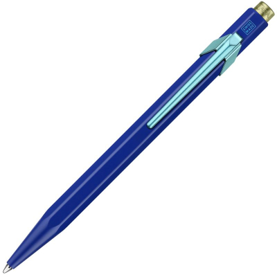 Ручка шариковая Caran d’Ache Office Claim your style синий корпус синие чернила