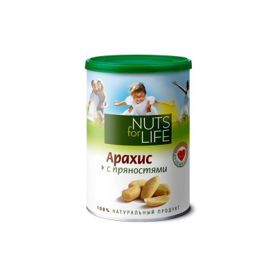 Орех арахис обжаренный соленый с пряностями Your nut  80г