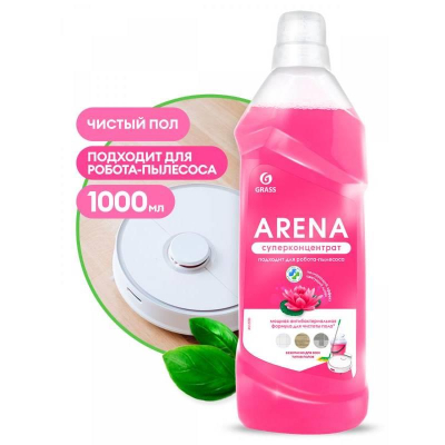 Средство для пола Grass 'Arena Цветущий лотос' с полирующим эффектом 1000мл