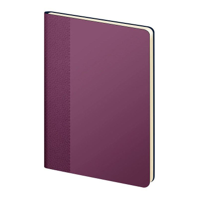 Ежедневник A5 Lamark 'Velvet Premium Flex' 256стр тонированный блок гибкая обложка искусственная кожа фуксия