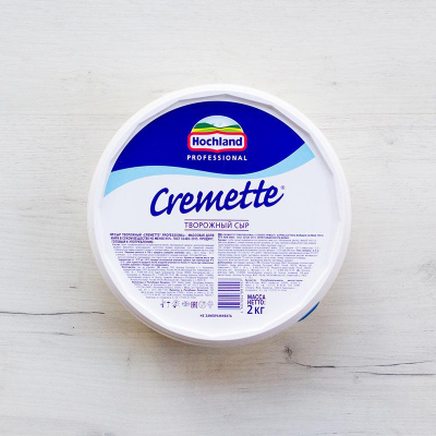 Сыр творожный Hochland Cremette Professional 65% 2.2кг