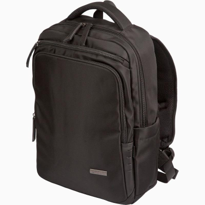 Рюкзак городской deVENTE 31х43x14см 'Business' 3 отдела 3 кармана полиэстер/искусственная кожа черный