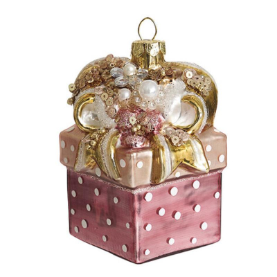 Подарок новогодний 5.5х5х8см стекло