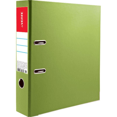 Папка файл A4&nbsp;&nbsp;75мм deVENTE двустороний PVC разобранная салатовая