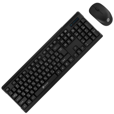 Клавиатура +мышь беспроводные Оклик 230M USB Multimedia черные