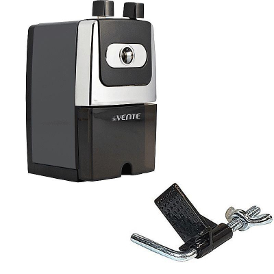 Точилка механическая deVENTE со струбциной черная/хром