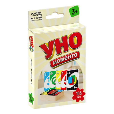 Игра настольная ТРИ СОВЫ 'Уно Моменто'