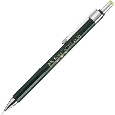 Карандаш автоматический 0.3мм Faber-Castell TK-Fine 9713 зеленый