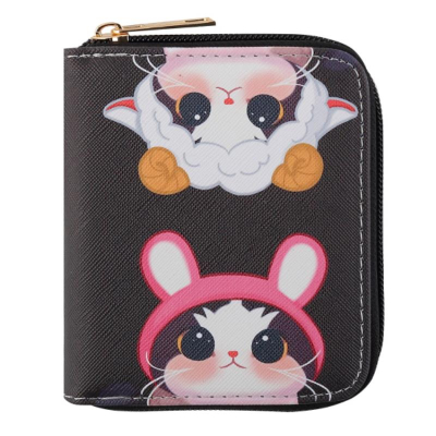 Кошелек Кокос 12х10х2,5см 'Cat fun'искусственная кожа